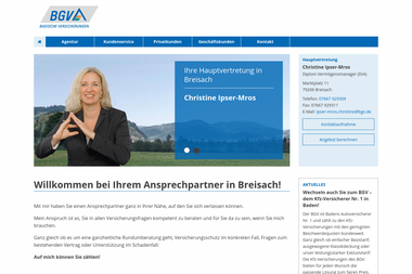 bgv-agenturen.de/christine-ipser-mros - Versicherungsmakler Breisach Am Rhein