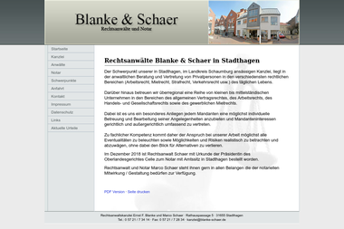 blanke-schaer.de - Unternehmensberatung Stadthagen