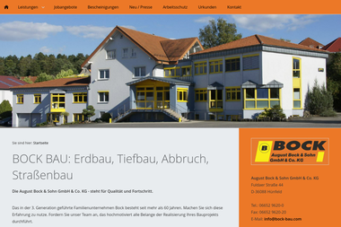 bock-bau.com - Abbruchunternehmen Hünfeld