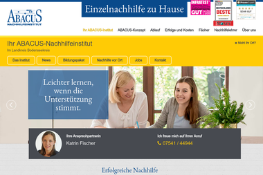 bodenseekreis.abacus-nachhilfe.de/index.php - Nachhilfelehrer Friedrichshafen
