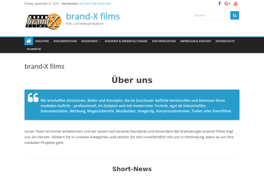 brand-xfilms.de - Kameramann Bruchsal