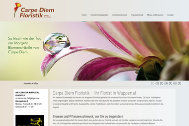 carpe-diem-floristik.de - Blumengeschäft Wuppertal