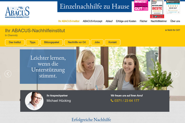 chemnitz.abacus-nachhilfe.de - Nachhilfelehrer Chemnitz