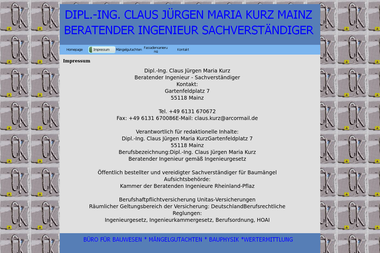 clausjm-kurz-mainz.de/impressum-1.html - Baugutachter Mainz