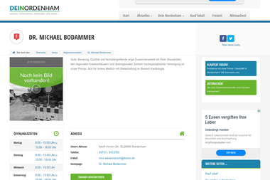 dein-nordenham.de/item/dr-michael-bodammer - Dermatologie Nordenham