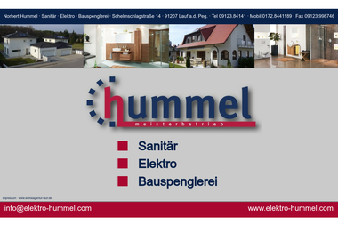 elektro-hummel.com/Elektro_Hummel_Lauf_Sanitaer_Bauspengler.html - Elektriker Lauf An Der Pegnitz