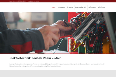 elektrotechnik-zeybek.de/kontakt - Elektriker Darmstadt