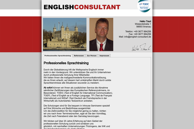 english-consultant.de - Englischlehrer Ilmenau