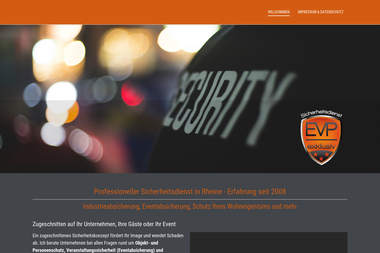 evp-exklusiv.com - Sicherheitsfirma Rheine