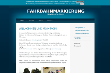 fahrbahnmarkierung-havekost.de - Straßenbauunternehmen Wildeshausen
