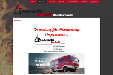 feuerwehrtechnik-barschke.de - Marketing Manager Ribnitz-Damgarten
