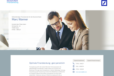 finanzberater.deutsche-bank.de/marc.wanner.html - Finanzdienstleister Aalen