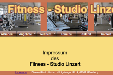 fitness-studio-linzert.de/impressum.php - Personal Trainer Günzburg