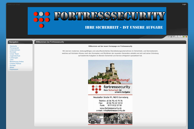fortresssecurity.de - Sicherheitsfirma Sonneberg