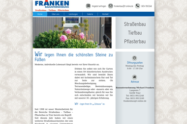 frankenbau-trier.de - Straßenbauunternehmen Trier