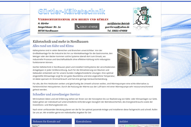 guertler-kaeltetechnik.de - Erneuerbare Energien Nordhausen