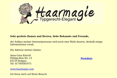 haarmagie.com - Friseur Rodgau