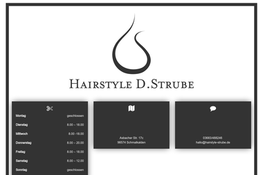 hairstylestrube.de - Barbier Schmalkalden