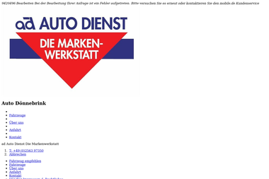home.mobile.de/AUTODOENNEBRINK#about - Autowerkstatt Stadtlohn