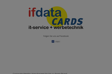 ifdata-cards.de - Werbeagentur Helmstedt
