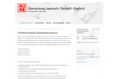 japanischdeutsch.com - Übersetzer Kehl