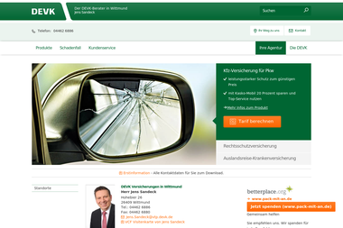 jens-sandeck.devk.de - Versicherungsmakler Wittmund