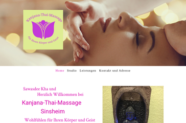 kanjana-thai-massage.jimdo.com - Masseur Sinsheim