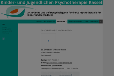 kjp-kassel.de/christiane-e-winter-heider - Psychotherapeut Kassel