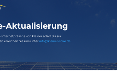 kleiner-solar.de - Heizungsbauer Tuttlingen