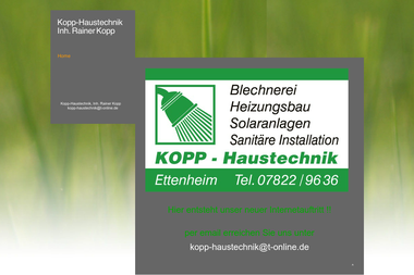 kopp-haustechnik.com - Heizungsbauer Ettenheim