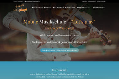 letsplay-musikschule.de - Musikschule Baesweiler