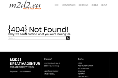 m2d2.eu/index.html - PR Agentur Neu-Isenburg