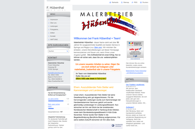maler.webnode.com - Baustoffe Springe