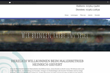 malerbetrieb-heinrich-gievert.de - Malerbetrieb Haltern Am See