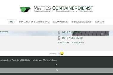mattes-containerdienst.de - Containerverleih Leinfelden-Echterdingen
