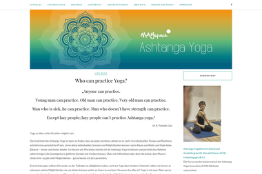 may-ashtanga-yoga.de - Yoga Studio Pforzheim