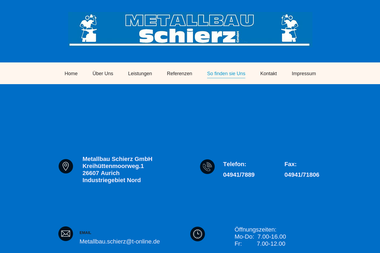 metallbau-schierz.de/so%20finden%20sie%20uns.html - Bodenleger Aurich