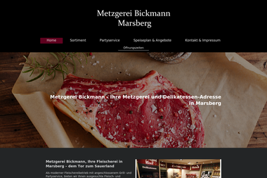 metzgerei-bickmann.de - Catering Services Marsberg
