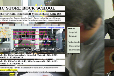 musicstorerockschool.com - Musikschule Köln