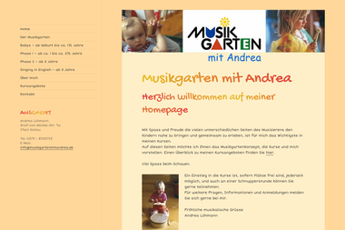 musikgartenmitandrea.de - Musikschule Soltau