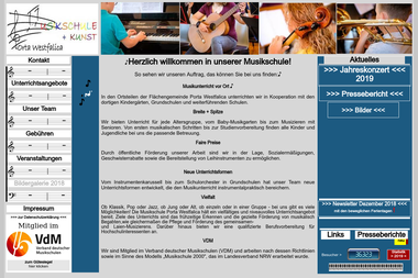 musikschule-porta.de - Musikschule Porta Westfalica
