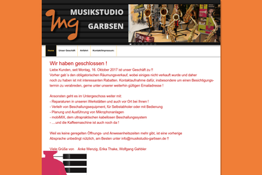 musikstudio-garbsen.de - Musikschule Garbsen