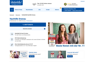 nachhilfe.schuelerhilfe.de/ilmenau - Nachhilfelehrer Ilmenau