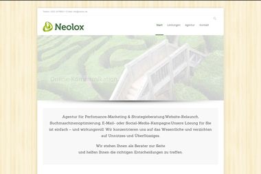 neolox.de - Online Marketing Manager Wuppertal