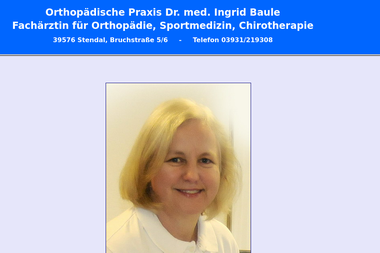 orthopaedie-baule.de - Dermatologie Stendal