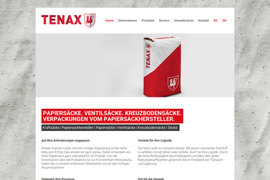 papiersackfabrik-tenax.de - Verpacker Ratingen