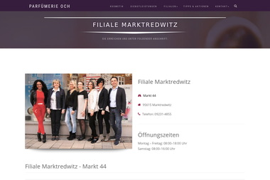 parfuemerie-och.de/kontakt/filiale-marktredwitz - Kosmetikerin Marktredwitz