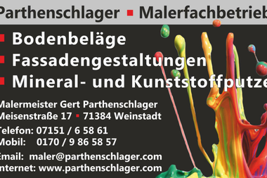 parthenschlager.com - Malerbetrieb Weinstadt