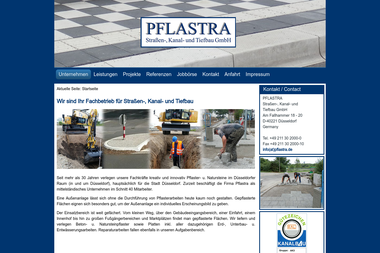 pflastra-gmbh.de - Straßenbauunternehmen Düsseldorf