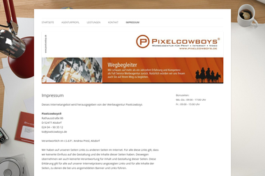 pixelcowboys.de/web - Web Designer Alsdorf